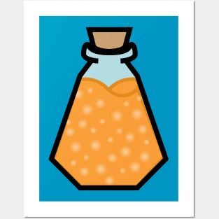 DIY Orange Potions/Poisons for Tabletop Board Games (Style 4) Posters and Art